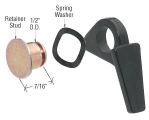 CRL Black Plastic Sash Lock for Rolleze 710 Series Windows