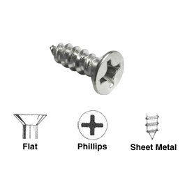 #14 x 1 in. Nylon White Bi-Hex Head Sheet Metal Screw (100 per Pack)