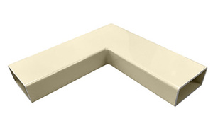 CRL Oyster White 1100 Series 1”x 2” Aluminum 90º Corner Tubing