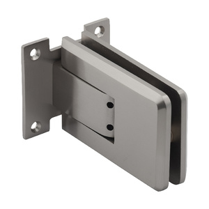 CRL Brushed Nickel Atlas Glass Door Hinge