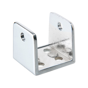 CRL Chrome U-Bracket for Restroom Partitions