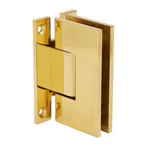 CRL Polished Brass Vienna 037 Series Wall Mount 'H' Back Plate Hinge
