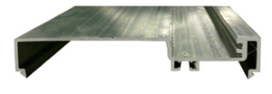 CRL-U.S. Aluminum Clear Anodized 6" Male Split Mullion - 24'-2"