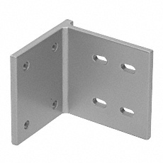 CRL Clear Anodized L-Shape Mounting Bracket 6" Tall
