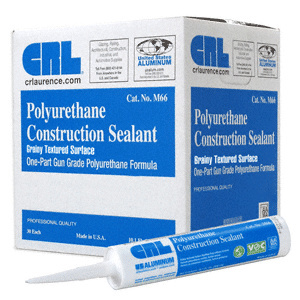 CRL Aluminum Grainy Textured Polyurethane Construction Sealant - Cartridge