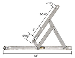 CRL 12" Standard Casement 4-Bar Window Hinge