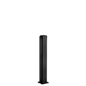 CRL Matte Black  12" Center Design Series Partition Post