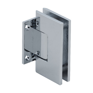 CRL Polished Chrome Vienna 074 Series Wall Mount Short Back Plate Hinge