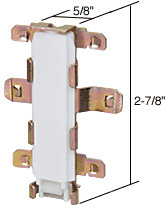 CRL Wardrobe Door Bottom Guide for Cox Track Systems