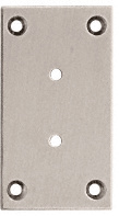 CRL Brushed Nickel Vienna 037/537 Series Wall Mount Full Back Plate