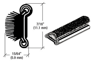 CRL Flexible Stainless Steel Beaded Weatherstrip for 1953-1960 GM Cars - 96" Length