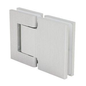 CRL Satin Anodized Vernon Oil Dynamic 180º Glass-to-Glass Hinge