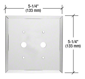 CRL Gray Double Dimmer Glass Mirror Plate