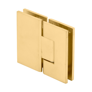 CRL Satin Brass Vienna 180 Series Glass-to-Glass Hinge