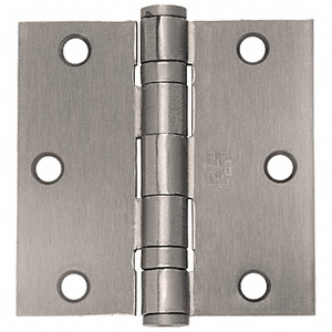 CRL Dull Nickel 4-1/2" x 4-1/2" Commercial Bearing Hinge