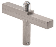 CRL Brushed Nickel Adaptor Block Used with Senior Prima Hinges