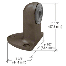 CRL Bronze Floor Mount Door Stop/Bumper