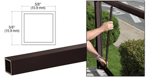 CRL Matte Bronze 100 Series 241" Picket Extrusion