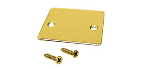 CRL Polished Brass End Cap with Screws
