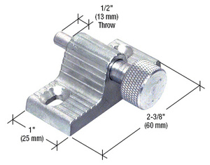 CRL Aluminum Twist-In Door Lock - Bulk 10/Pk