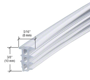 CRL Replacement Vinyl Gasket for 5/16" and 3/8" Fixed Panel for 290/295, 490/495 & 690/695 Series Sliding Door Systems