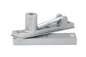 IVES® Center-Hung Top Pivot with Aluminum Finish Painted Cover Plate