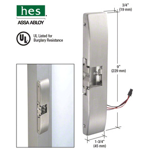 CRL HES® 9600 Series Brushed Stainless Surface Mount Electric Strike