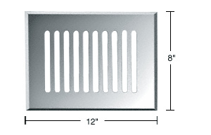 CRL Clear Mirror 8" x 12" Glass Mirror Grille