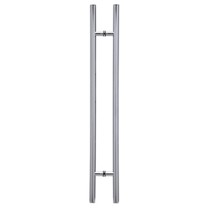 Polished Stainless Steel (H) Style Back To Back Handle 48" CTC/60" Overall
