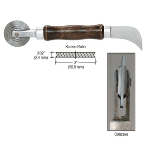 CRL 2" x 3/32" Steel Wheel Combo Spline Roller and Cutter