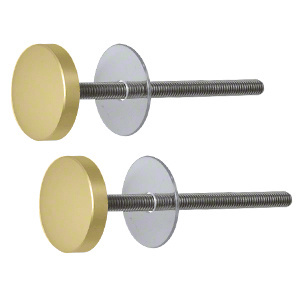 CRL Satin Brass Cologne Low Profile Stud Replacement Set
