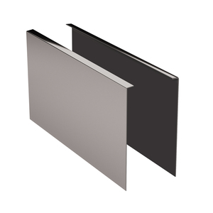 CRL Turboflex Polished Stainless 120" Cladding for Top Mount Base Shoe