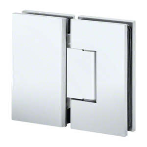 Polished Chrome 180° Glass to Glass Maxum Series Hinge with 5° Pin