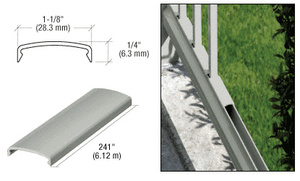 CRL Agate Gray 100 Series 241" Picket Spacer