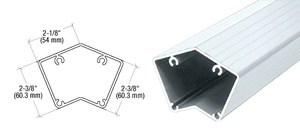 CRL Oyster White 200, 300, 350, and 400 Series 36" Long 135 Degree Post