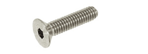 CRL 1-3/8" Flush End Cap Screw