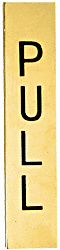 CRL Polished Brass 4-1/2" Pull Indicator