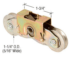 CRL 1-1/4" Tandem Steel Ball Bearing Roller Assembly for Andersen Glass Doors