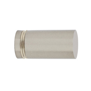 CRL Brushed Nickel Cylinder Style Single-Sided Shower Door Knob