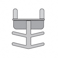 CRL 5/8" Internal 2-Prong Muntin Bar Keeper