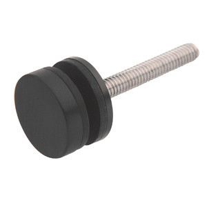 CRL Matte Black Steel Replacement Washer/Stud Kit for Single-Sided and Combination Door Pull