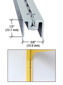 CRL Satin Anodized 72" Aluminum Wall Standard