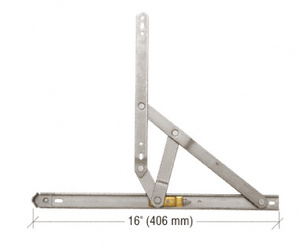 CRL 16" 4-Bar Heavy-Duty Stainless Steel 90 Degree Window Hinge