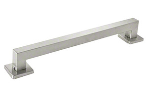 CRL Brushed Stainless Mitered 18" Square Grab Bar