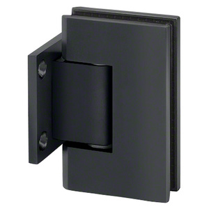 Matte Black Wall Mount with Short Back Plate Adjustable Designer Series Hinge