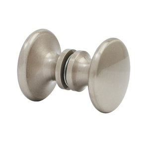 CRL Brushed Nickel Traditional Style Back-to-Back Shower Door Knobs