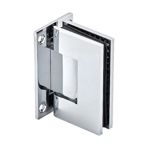 Polished Chrome Wall Mount with Full Back Plate Americana Series Hinge