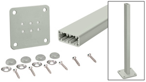 CRL Clear Anodized Trim-Line 48" Surface Mount Post Kit