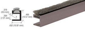 CRL Duranodic Bronze Dust Proof Rail