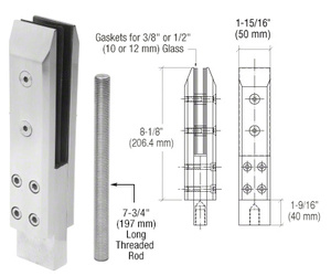 Buy SA87FBR CRL Polished Brass 3/8 Top Flat Base Glass Clip